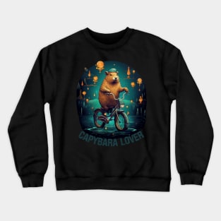 Capybara lover Capybara art design Crewneck Sweatshirt